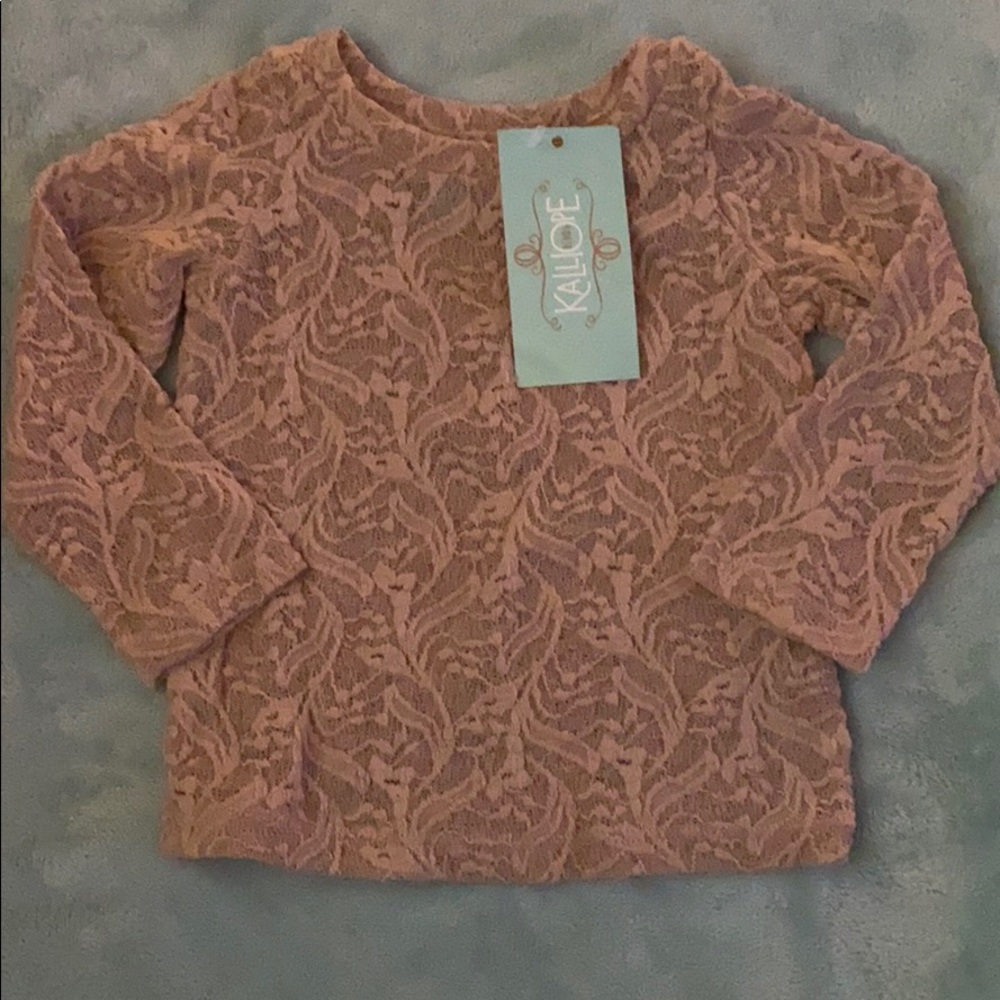 Kalliope 2T Lace Long Sleeve Top